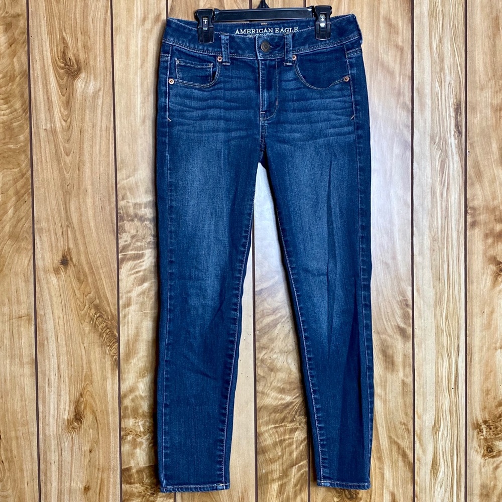 American Eagle Super Skinny Dark Wash Jeans
